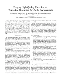 Towards a Discipline for Agile Requirements