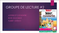 Groupe De Lecture #1