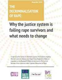 Why the Justice System Is Failing Rape Survivors and What Needs to Change