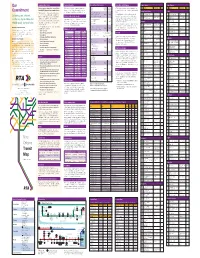 RTA Is Committed to Getting You from Uptown to Downtown and Fares Standard Reduced RTA Buses and Streetcars Offer Reserved Seating and Reduced Fares No