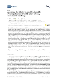 (Suds): Interventions, Impacts and Challenges