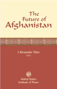 The Future of Afghanistan