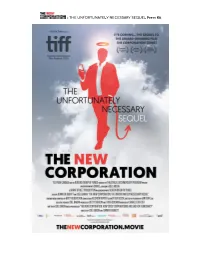 ​ ​THE UNFORTUNATELY NECESSARY SEQUEL​ ​Press