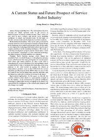 A Current Status and Future Prospect of Service Robot Industry