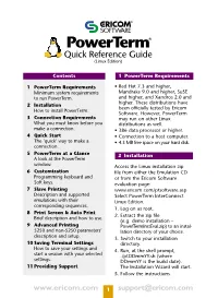 Ericom Powerterm Interconnect for Linux