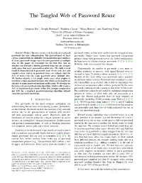The Tangled Web of Password Reuse