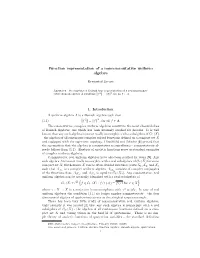 Function Representation of a Noncommutative Uniform Algebra