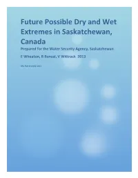 Future Possible Dry and Wet Extremes in Saskatchewan, Canada