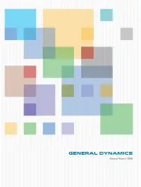 GENERAL DYNAMICS Annual Report 2008