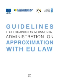 Guidelines Approximation with Eu