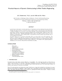 Practical Aspects of Dynamic Substructuring in Wind Turbine Engineering