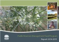 Public Reserves Management Fund Program