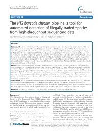 The HTS Barcode Checker Pipeline, a Tool for Automated Detection Of