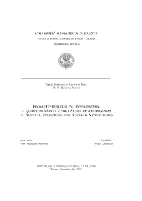 A Quantum Monte Carlo Study of Strangeness in Nuclear Structure and Nuclear Astrophysics