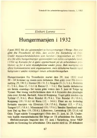 Hungermarsjen I 1932