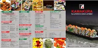 Menú Kamakura