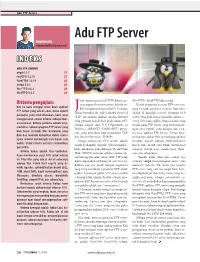 Adu FTP Server Adu FTP Server Supriyanto Supriyanto@Infolinux.Co.Id IINDENDEKKSS