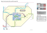 Buses from London Zoo and Primrose Hill