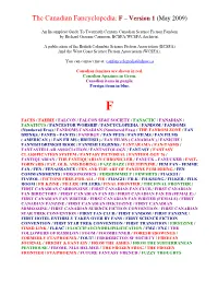 Fancyclopedia: F – Version 1 (May 2009)