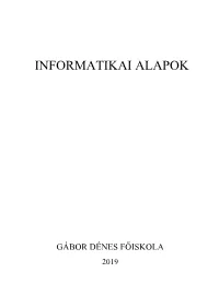 Informatikai Alapok
