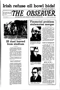 Irish Refuse All Bowl Bids! for Story See Page 7