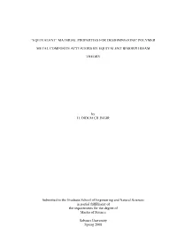 Material Properties for Designing Ionic Polymer