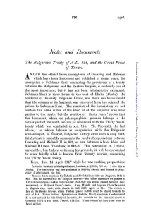Notes and Documents