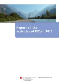 Report on the Activities of Elcom 2015
