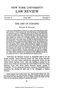 Art of Judging