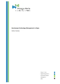 Developing Technology Management in Digia