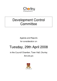 Development Control Committee Tuesday, 29Th April 2008
