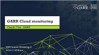GARR Cloud Monitoring