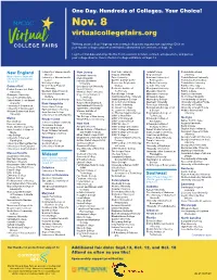 Nov. 8 Virtualcollegefairs.Org
