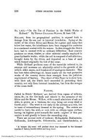 On the Use of Fascines in the Public Works Of