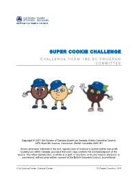 Super Cookie Challenge