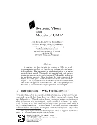 Systems, Views and Models of UML∗