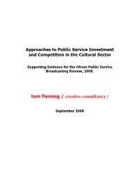 Tom Fleming / Creative Consultancy