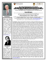 2011 Khan Distinguished Lecture Series David Billington