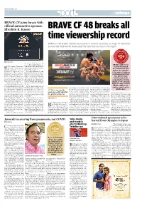 BRAVE CF 48 Breaks All Time Viewership Record
