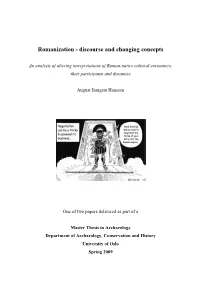Romanization - Discourse and Changing Concepts