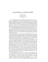 Saving Memory on the Sinclair ZX81 by Sean