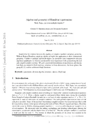Arxiv:1606.03315V1 [Math.HO] 10 Jun 2016 Imaginary and Complex Numbers Arose in Looking for ‘Impossible’ Solutions to Polynomial Equations Such As X2 + 1 = 0