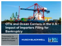Otis and Ocean Carriers in the U.S. Presentation