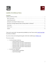 Codexl 2.5 GA Release Notes