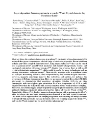 Layer-Dependent Ferromagnetism in a Van Der Waals Crystal Down to the Monolayer Limit