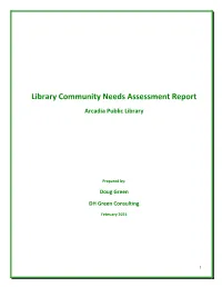 Library Community Needs Assessment Report