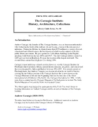 Carnegie Institute: History, Architecture, Collections