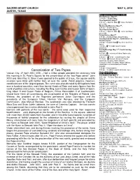 Scripture Readings for the Week of the Trinity