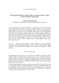 The Pentagonal Numbers and Their Link to an Integer Sequence Which Contains the Primes of Form 6N-1
