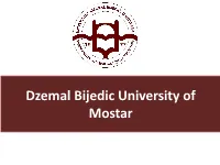 Dzemal Bijedic University of Mostar